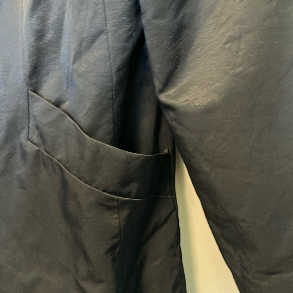 Eileen Fisher Black Long Jacket Coat - Picture 4 of 6